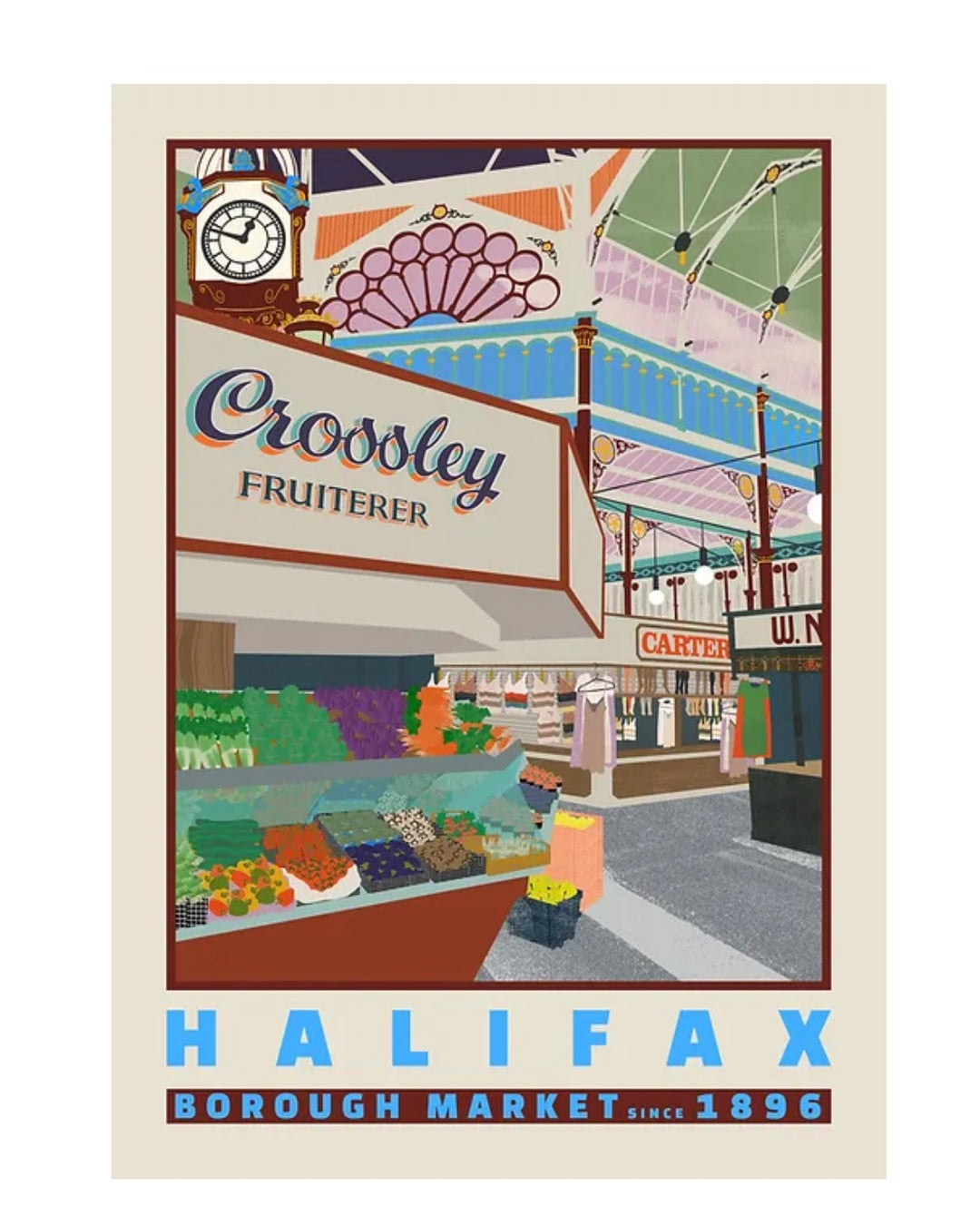 Halifax Market A3 Print