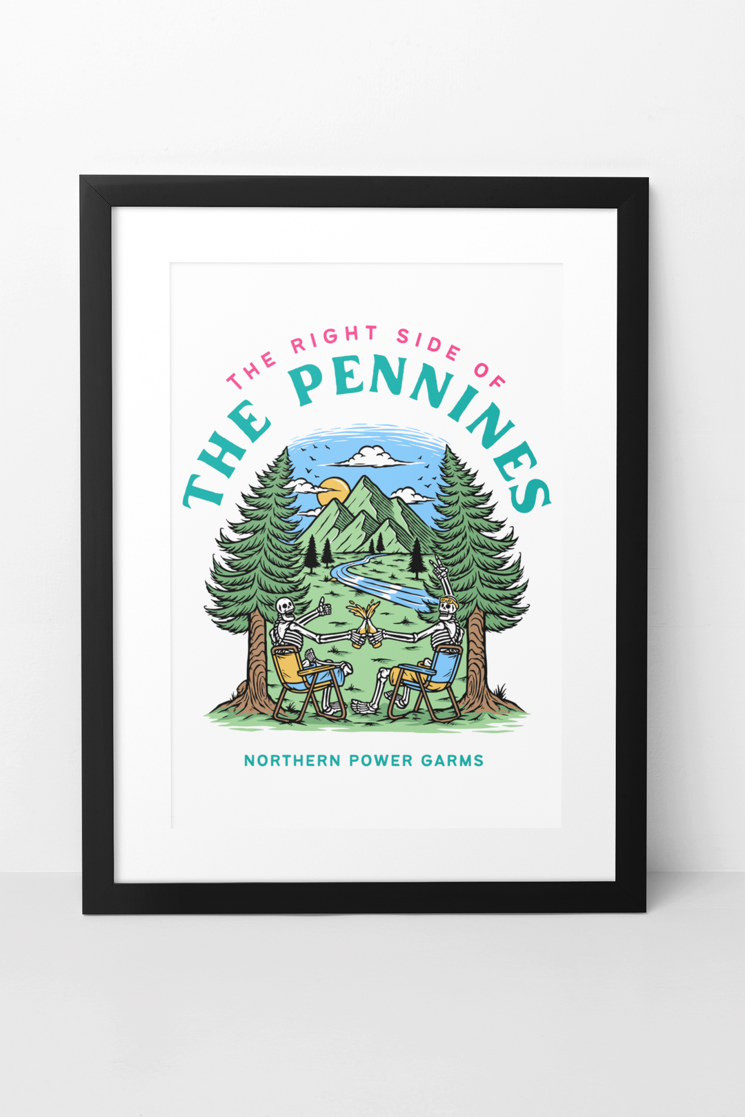 The Right Side of The Pennines A4 Print