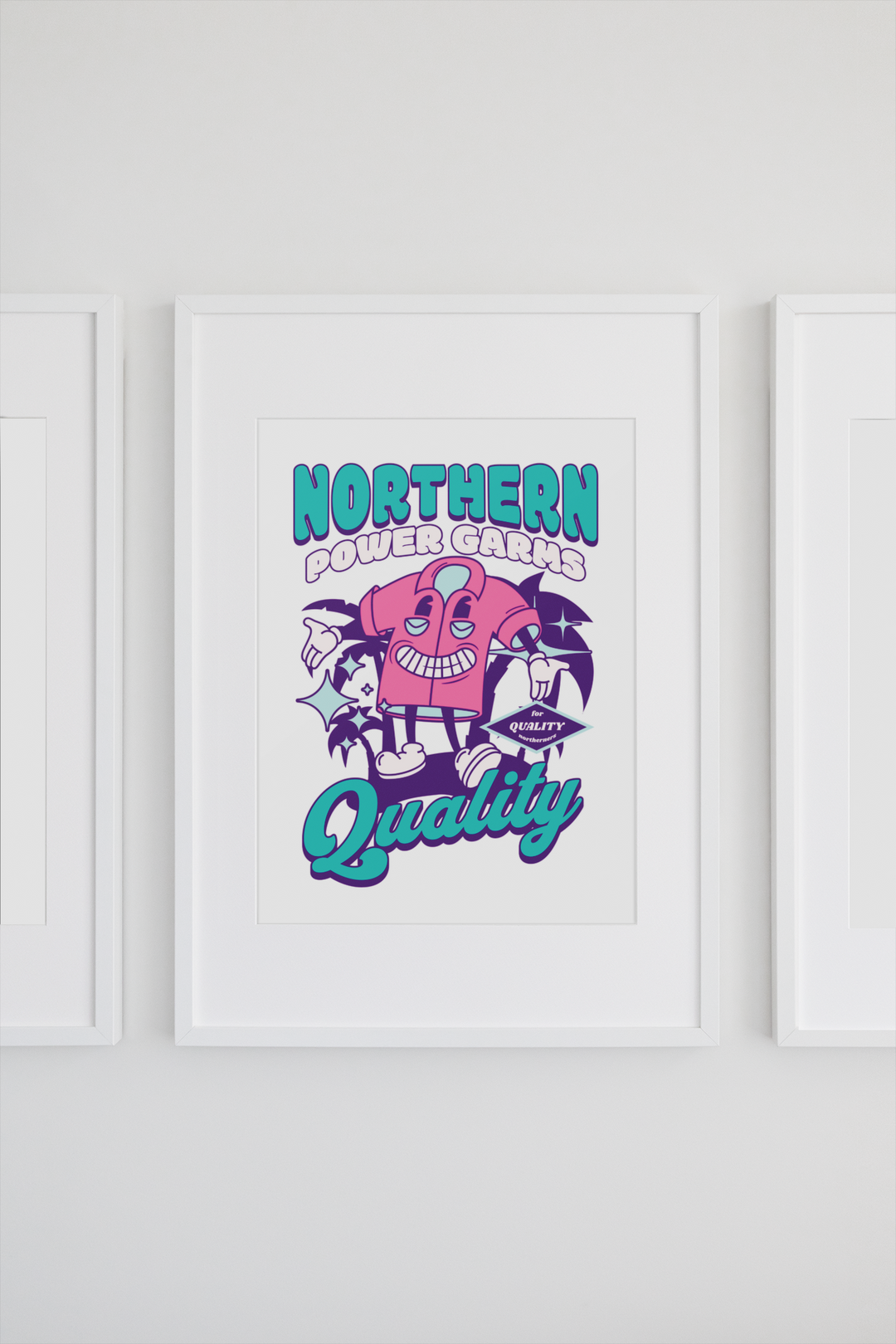 Northern Power Garms Quality A4 Print