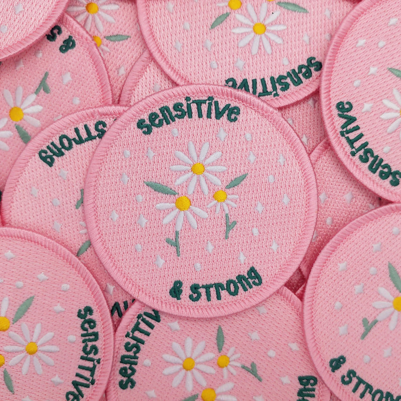 Sensitive & Strong Embroidered Patch - Northern Power Garms