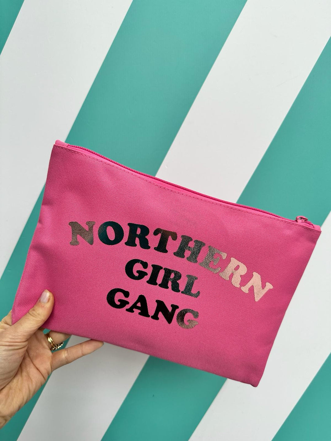 *Northern Girl Gang Pink Accessory Bag
