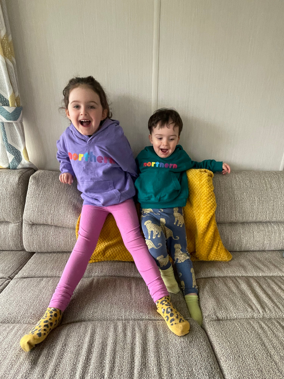 KIDS - Rainbow Northern - Teal or Lavender (Hoodie or Sweater) - Northern Power Garms