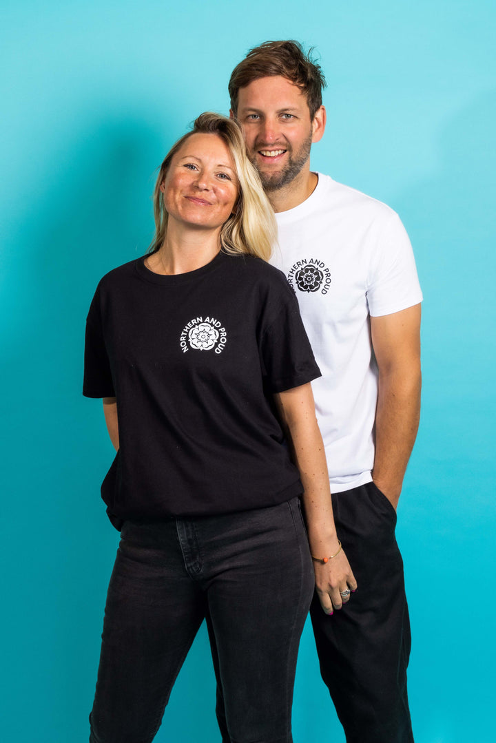 Northern Rose T-Shirt (Red or White Rose) - Northern Power Garms