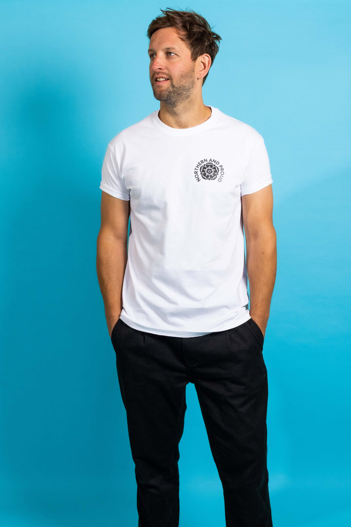 Northern Rose T-Shirt (Red or White Rose) - Northern Power Garms