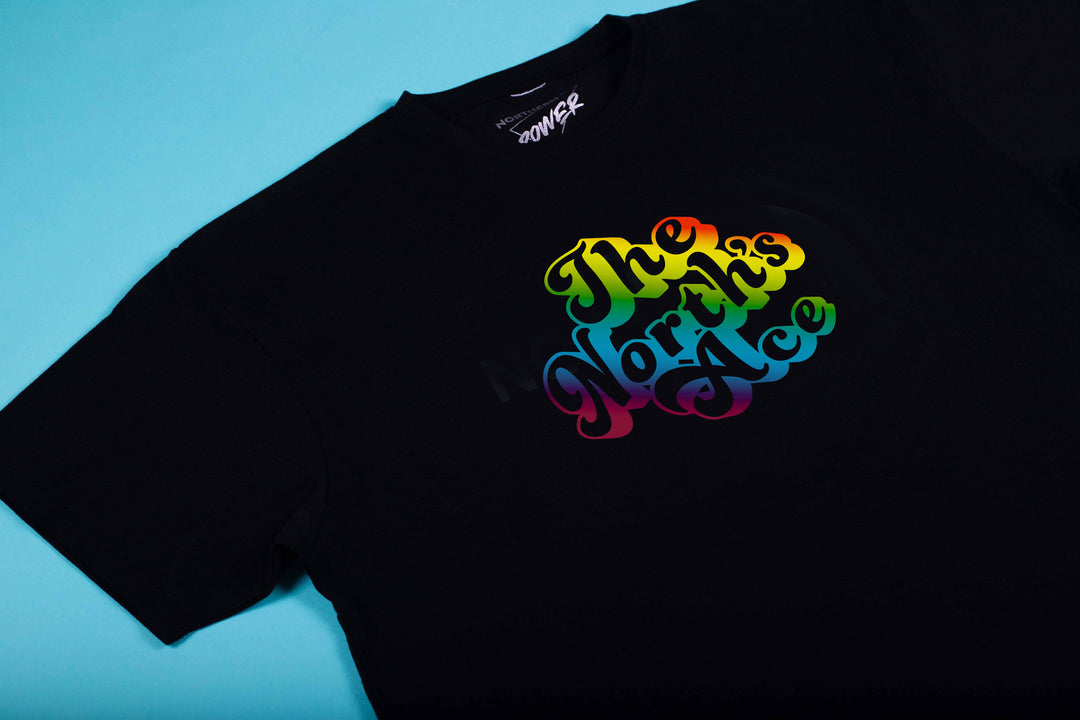 KIDS - The North's Ace T-Shirt - Metallic Rainbow