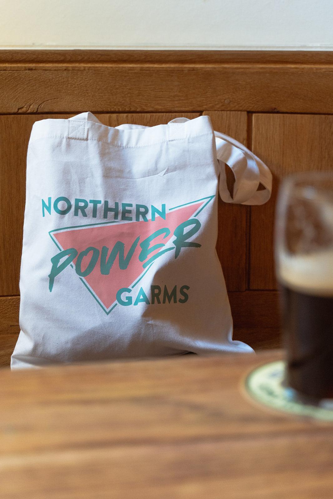 Northern Power Garms Organic Tote Bag - Northern Power Garms