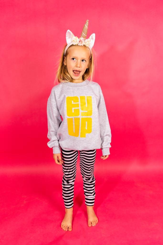 KIDS - EY UP Grey Sweater - Northern Power Garms