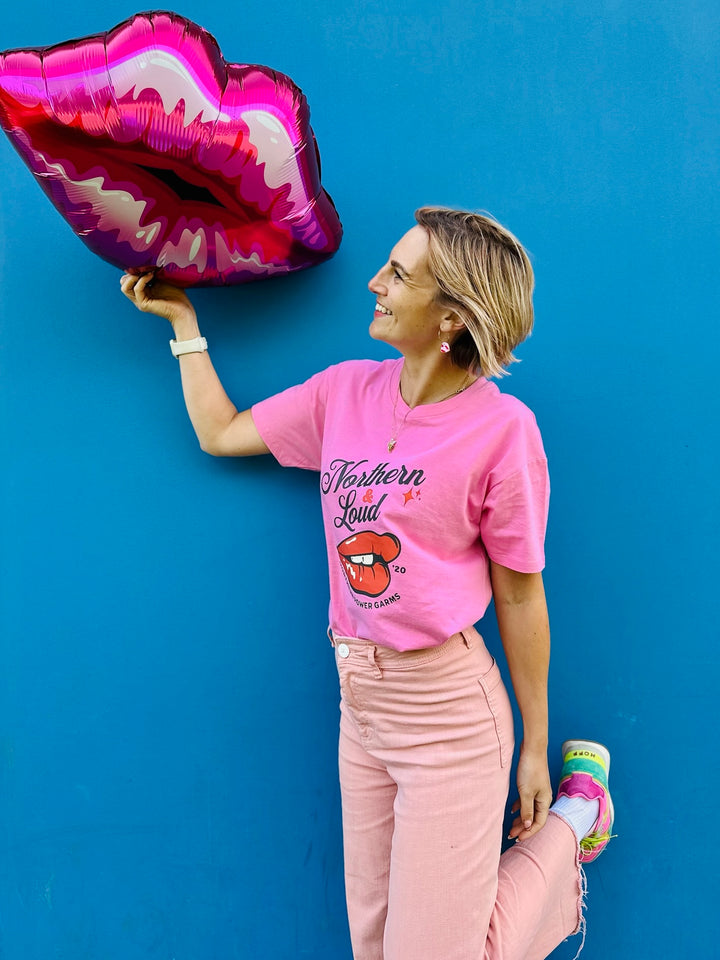 Northern and Loud Pink Tee