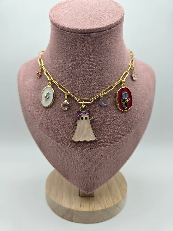 Haunted Garden Charm Necklace 👻