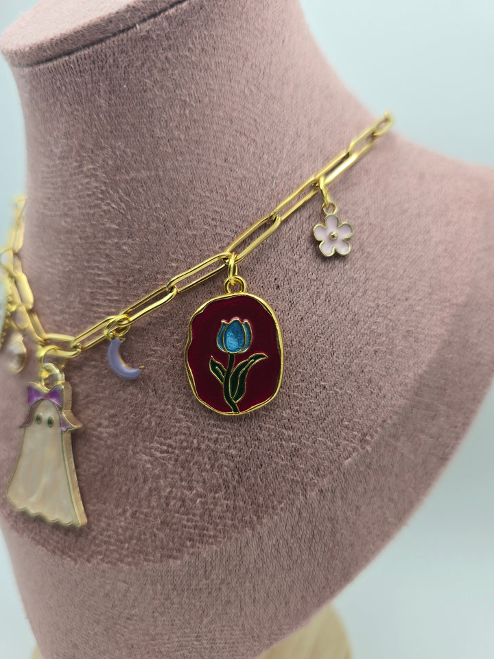 Haunted Garden Charm Necklace 👻
