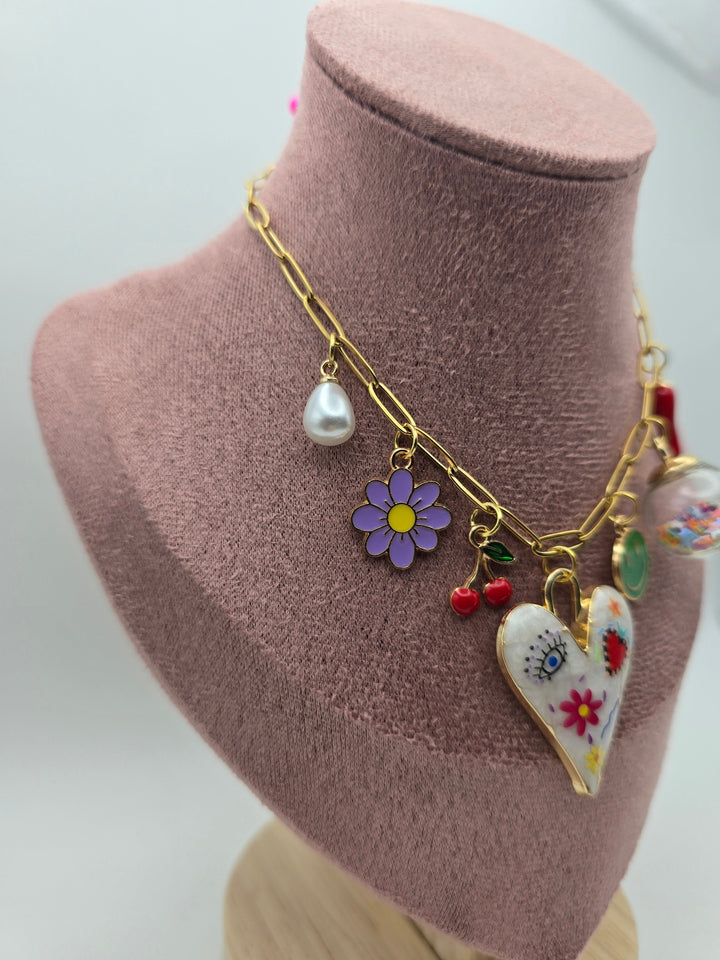 Sweet Chaos Club Charm Necklace 🍭