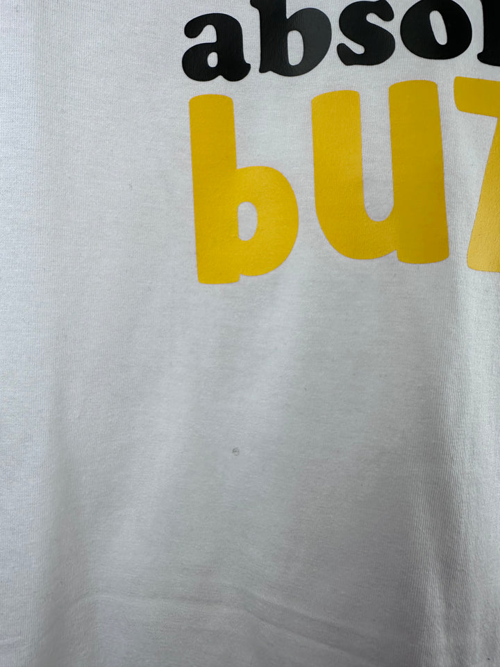 *SECONDS - Absolutely Buzzin White Tee (XL)