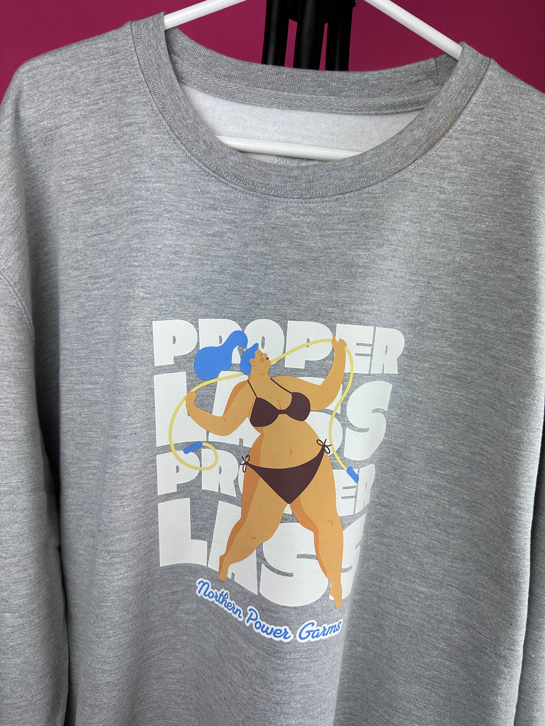 *SECONDS - Proper Lass Grey Sweater (2XL)