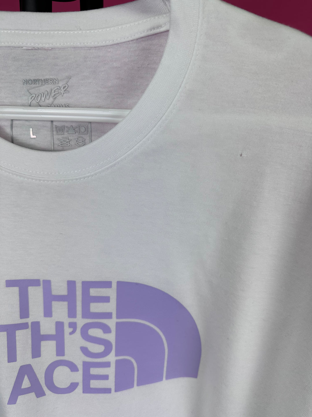 *SECONDS - TNA White with Lilac Tee (Large)