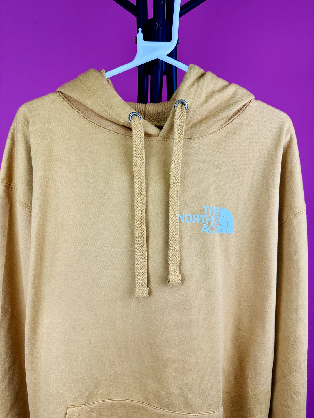 *SECONDS - TNA Mustard Hoodie Smaller Print (XL)
