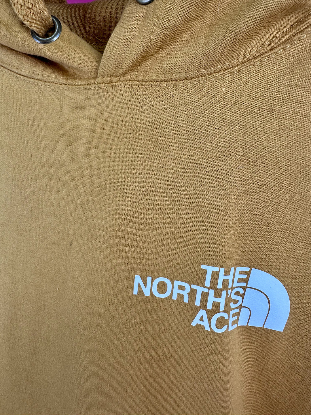 *SECONDS - TNA Mustard Hoodie Smaller Print (XL)