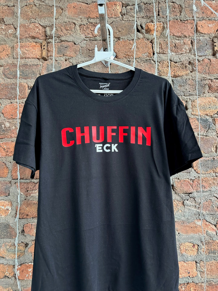 *SECONDS - Chuffin Eck Black Tee (XL and 3XL)