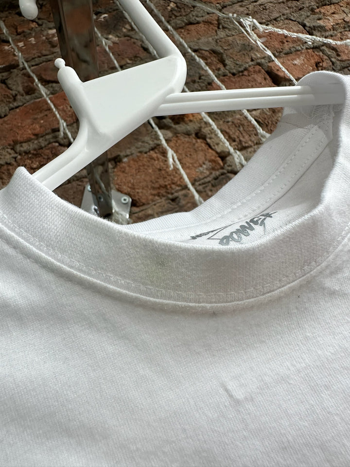 *SECONDS - White TNA Tee with Blue (3XL)