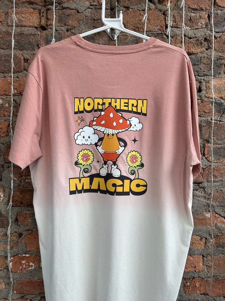 *Rose Dip-Dye Northern Magic Tee (XL)