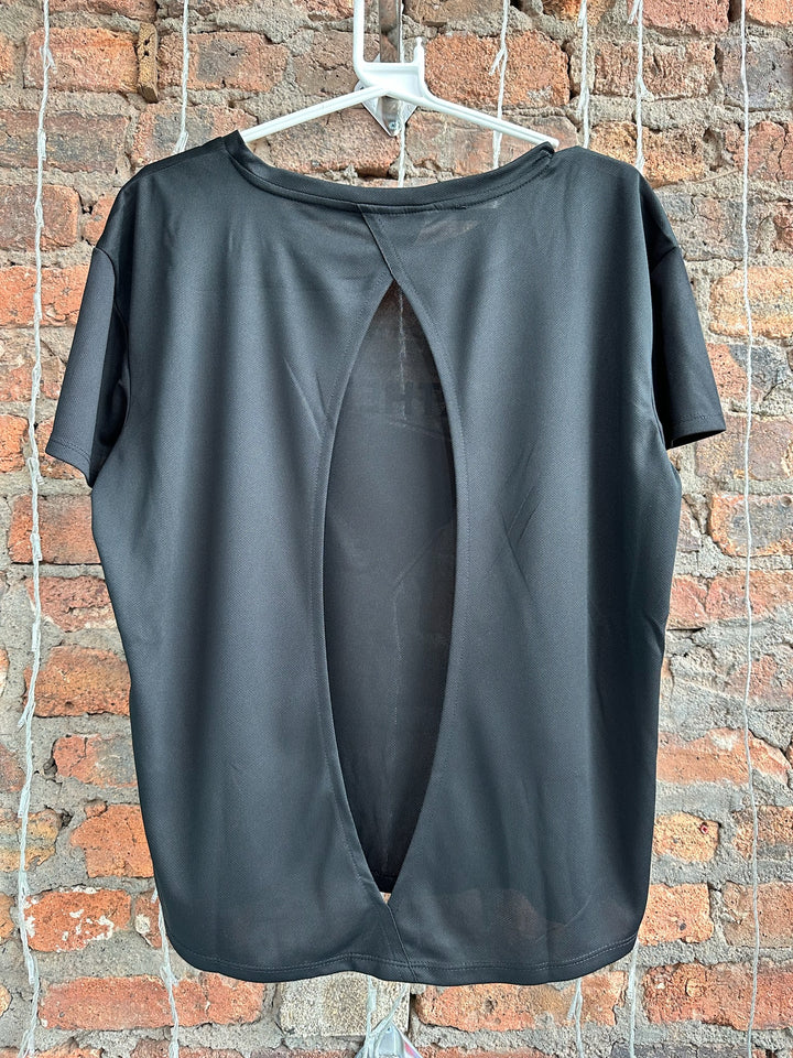 *Women's Performance Tee - open back (Large)