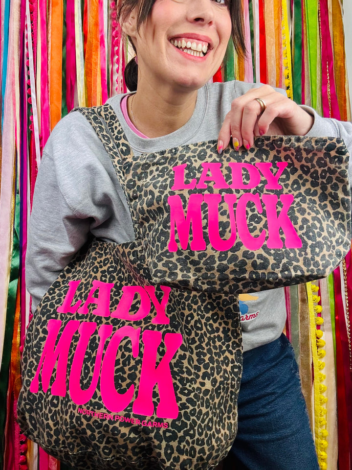 Lady Muck Leopard Print Accessory Bag