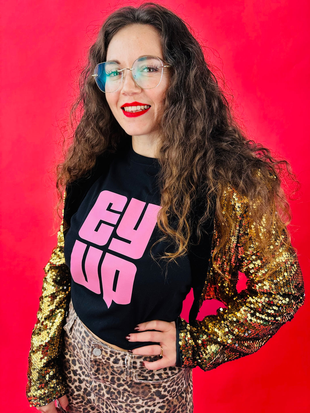 EY UP T-Shirt - Pink Collection