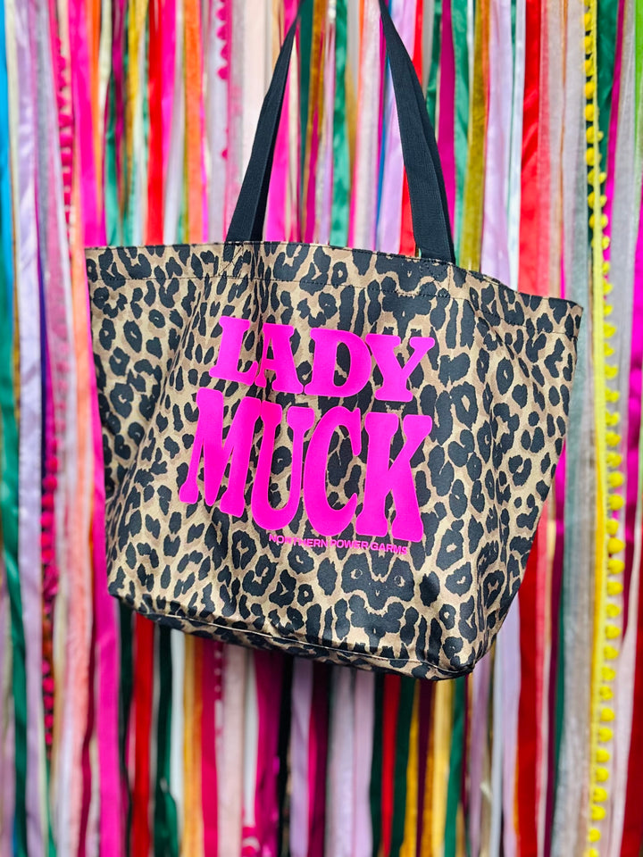 Lady Muck Leopard Print Large Tote Bag (Version 2.0)
