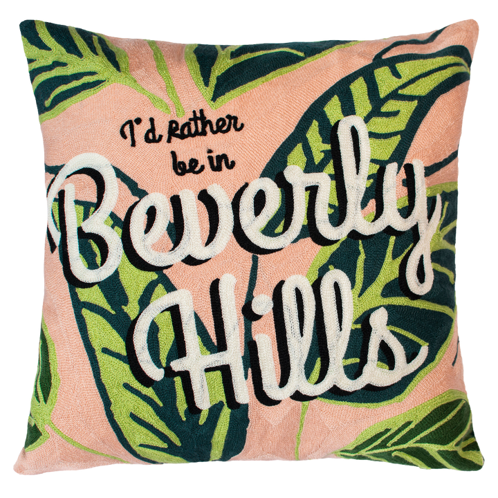 Beverly Hills Needlepoint Pillow