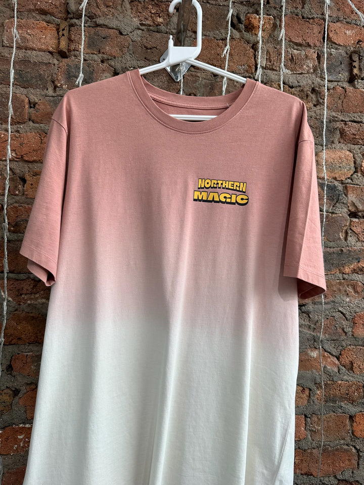 *Rose Dip-Dye Northern Magic Tee (XL)