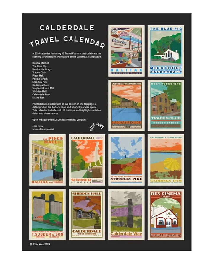 Calderdale Travel Calendar