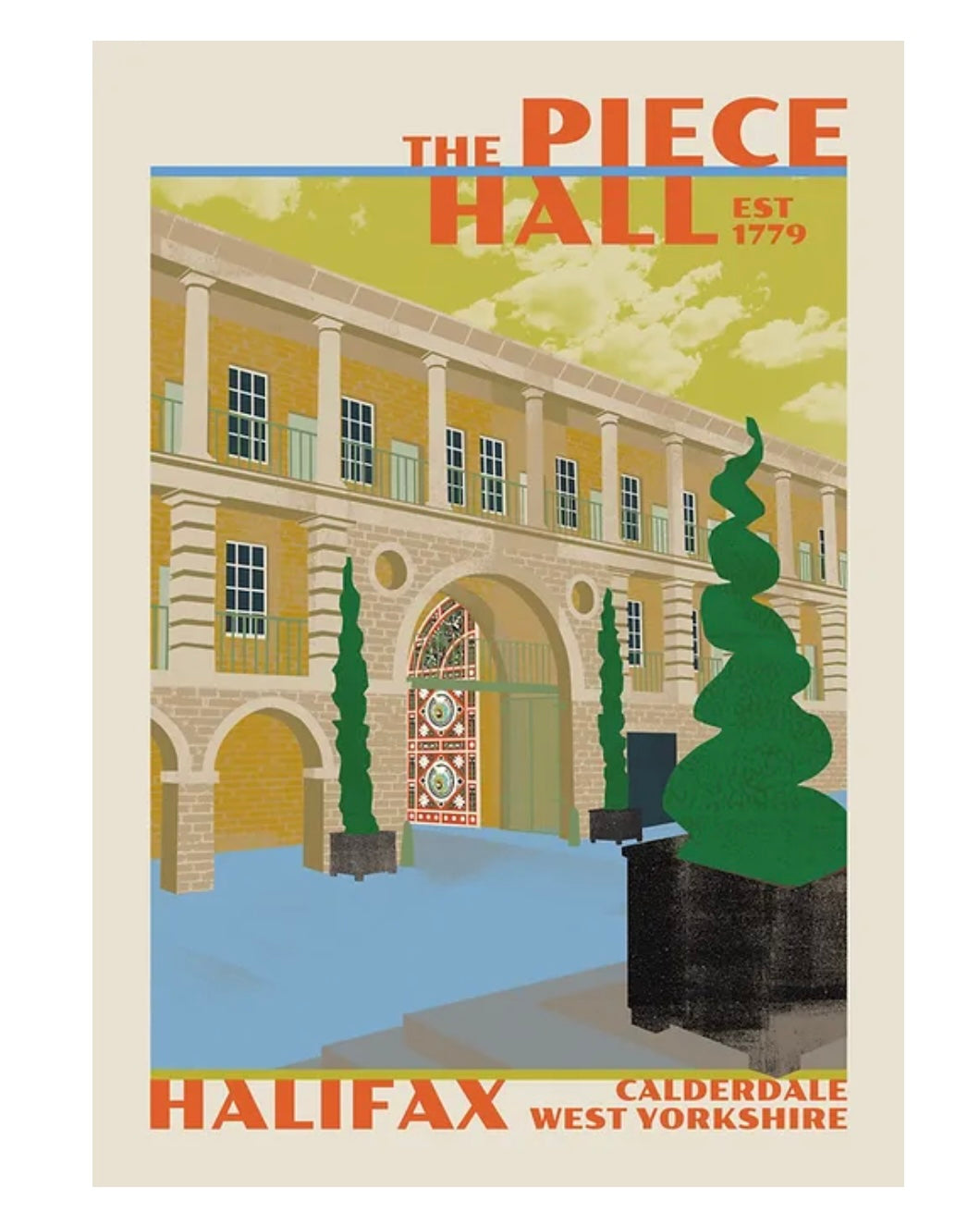 Piece Hall A3 Print