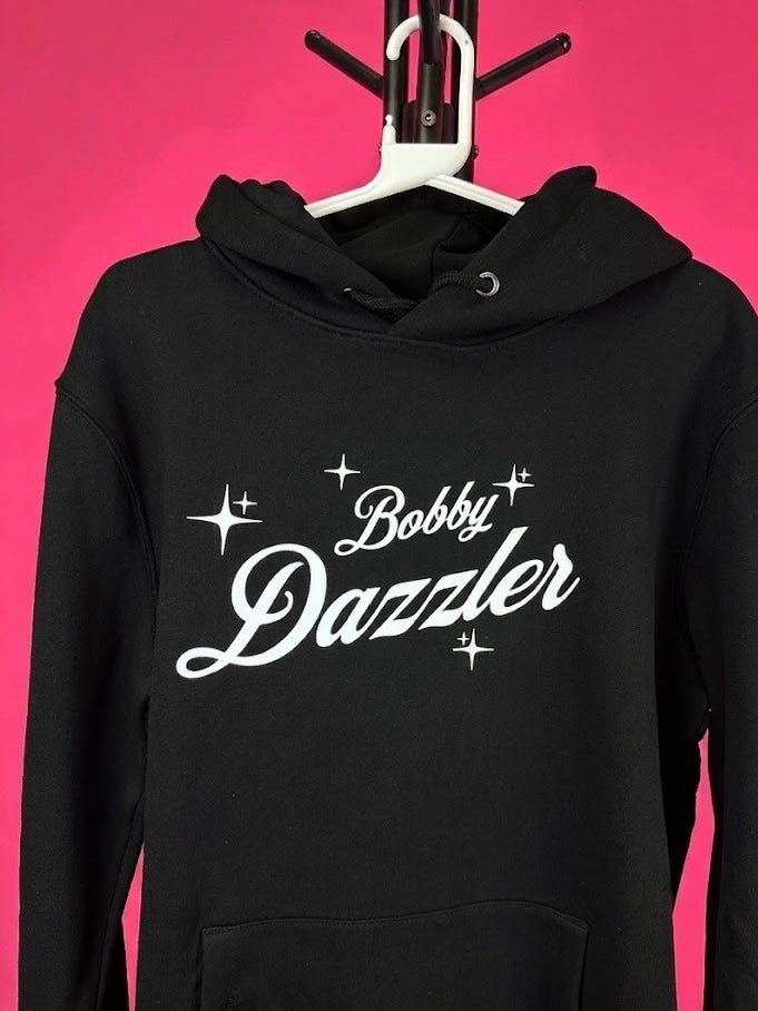 *Bobby Dazzler Premium Organic Black Hoodie (Large)