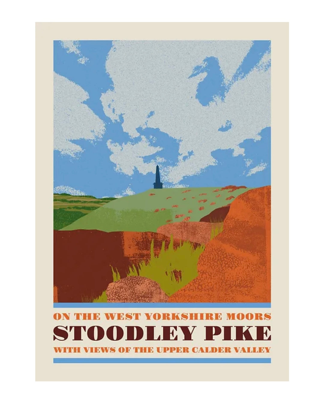 Stoodley Pike A3 Print