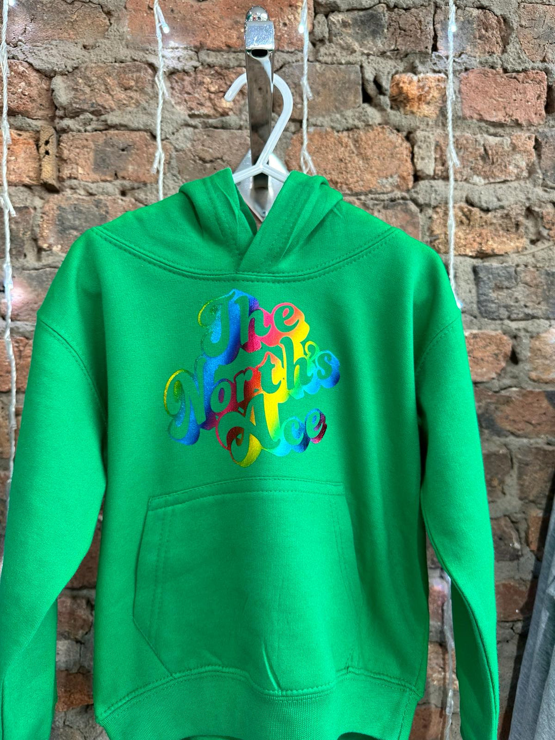 *KIDS The North's Ace Green Hoodie - Age 3-4