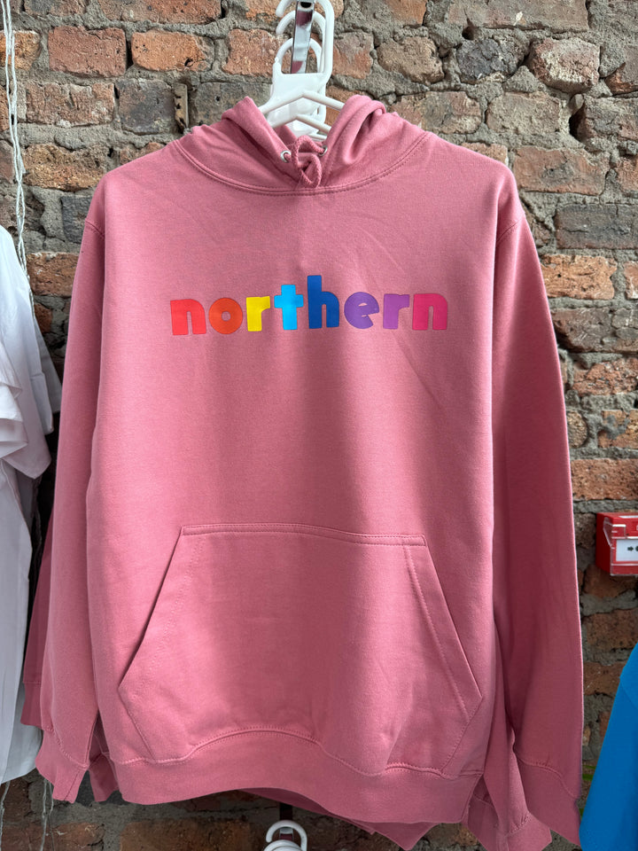 *Rose Rainbow Northern Hoodie (Ready To Ship)