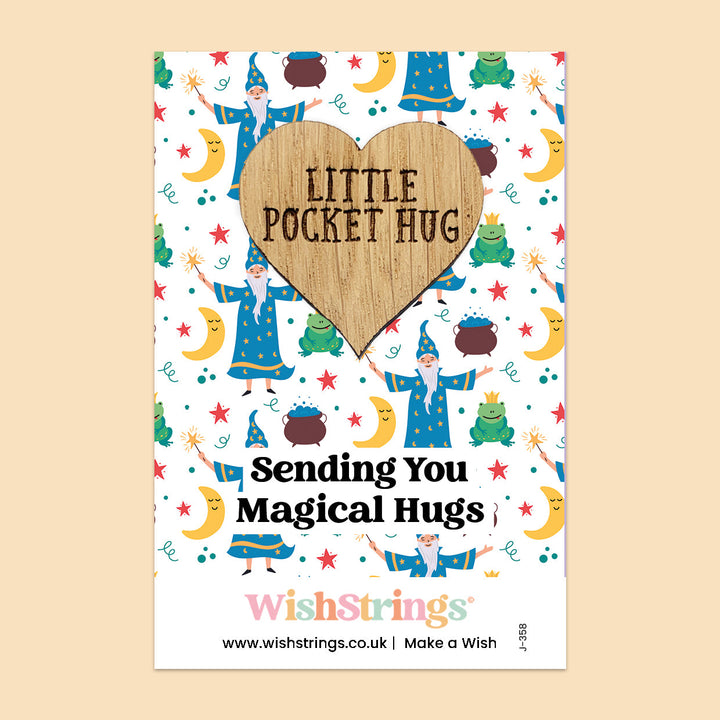 Pocket Hug - Sending You a Magical Hug, Wizard Theme Design