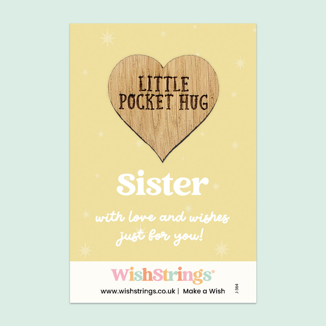 WishStrings “Sister” Pocket Hug
