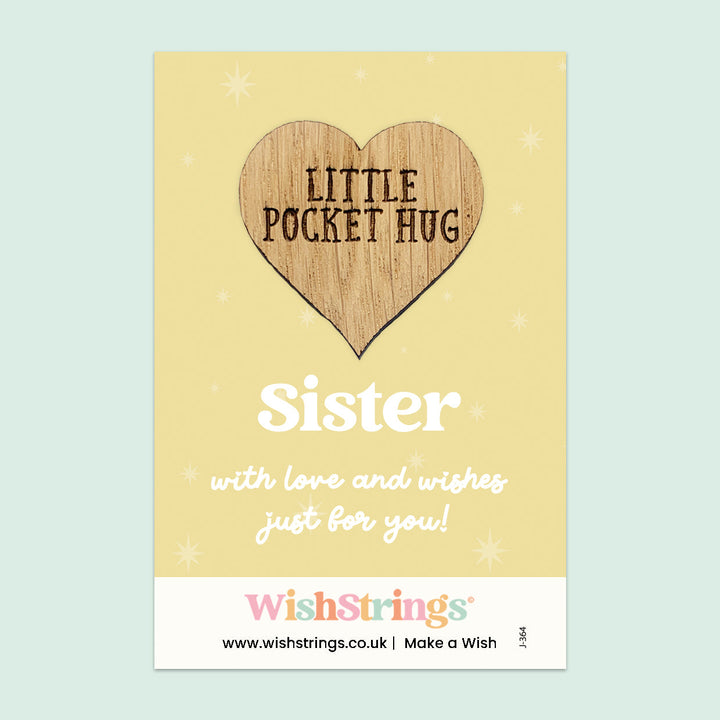 WishStrings “Sister” Pocket Hug