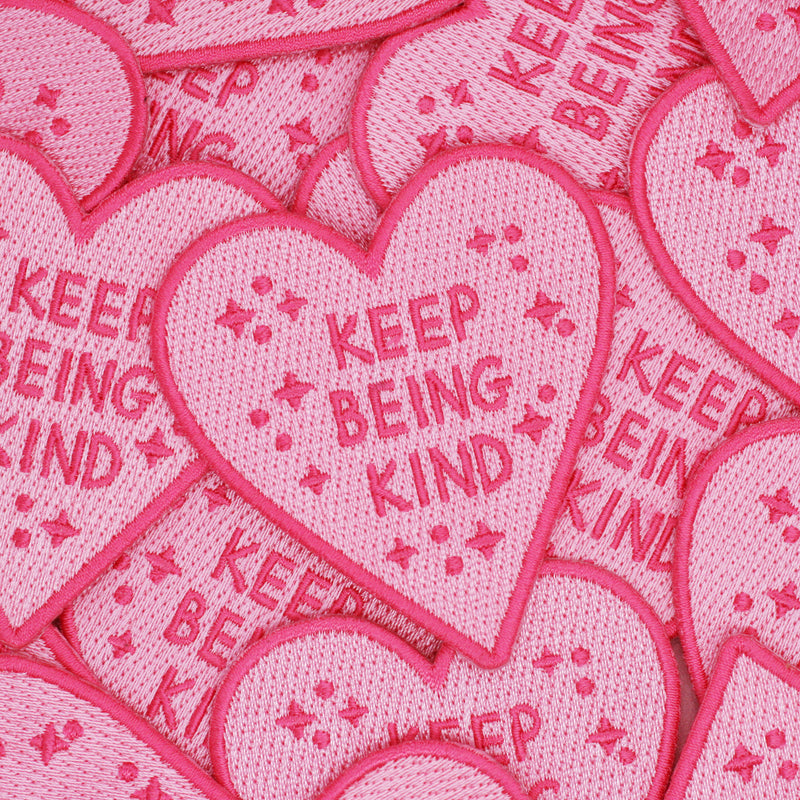 Keep Being Kind Embroidered Patch