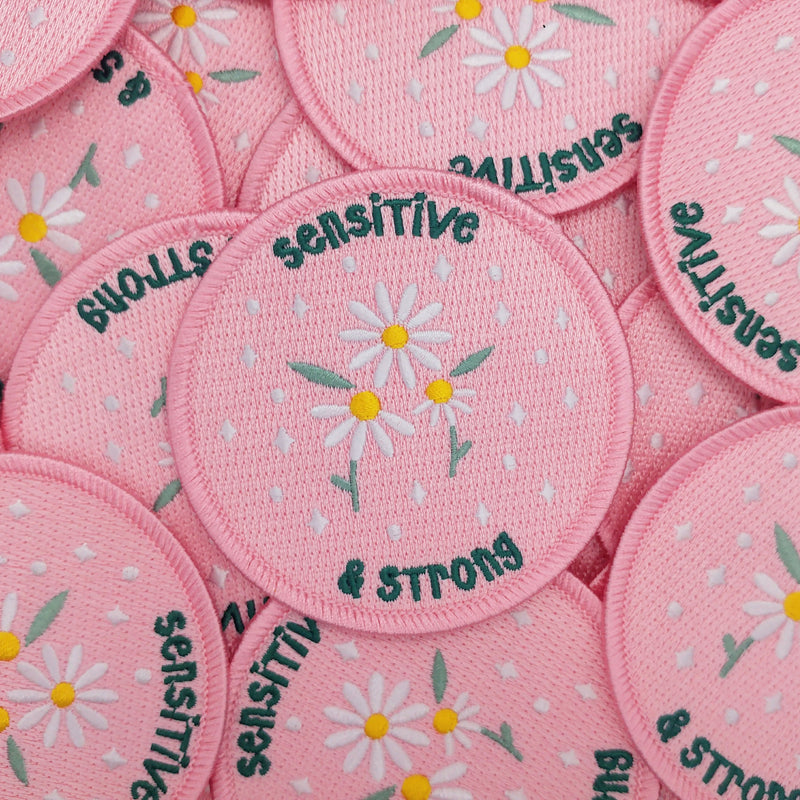 Sensitive & Strong Embroidered Patch