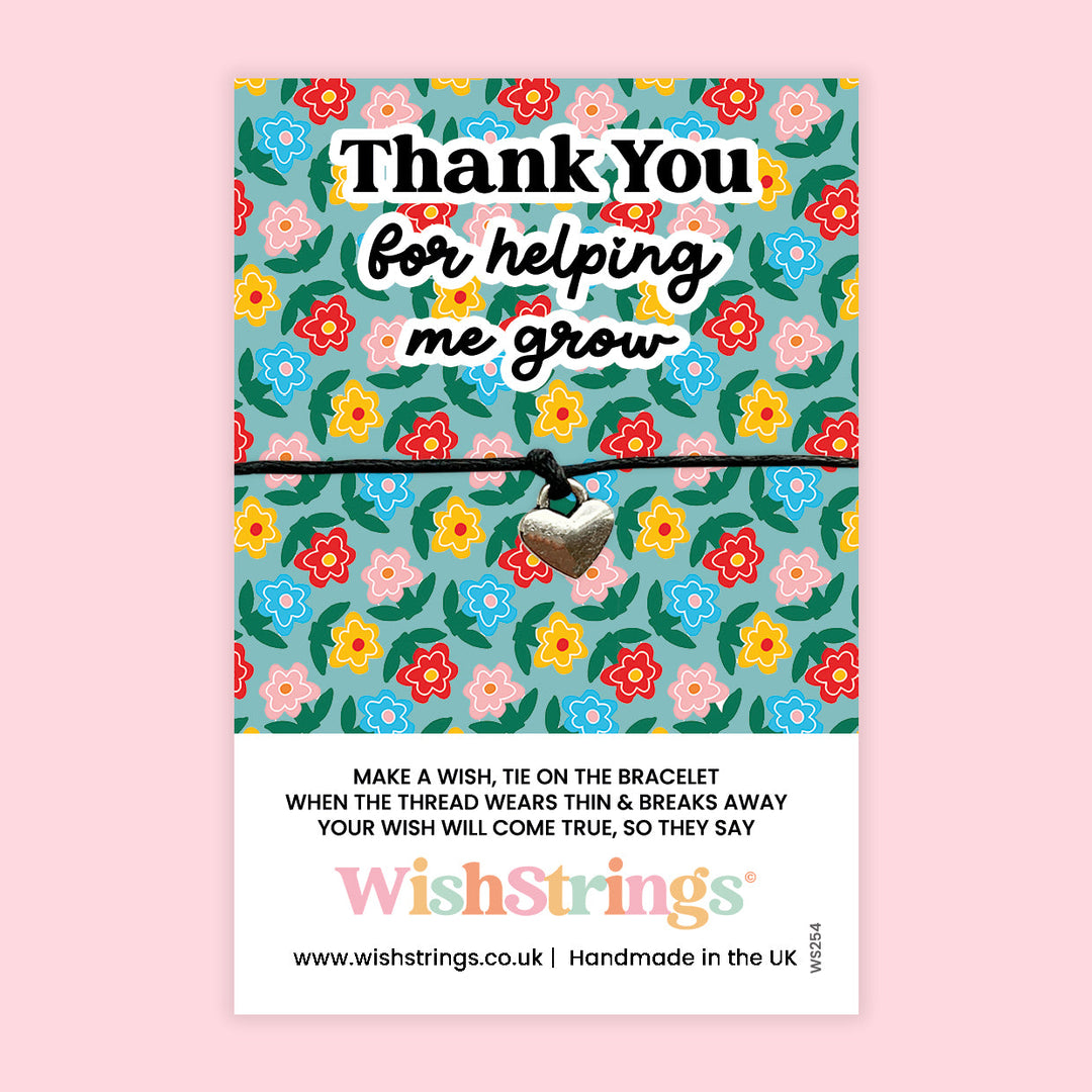 Thank You Wish Bracelet – Teacher Appreciation Gift