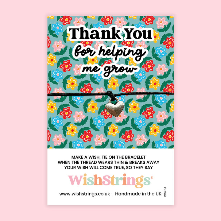 Thank You Wish Bracelet – Teacher Appreciation Gift