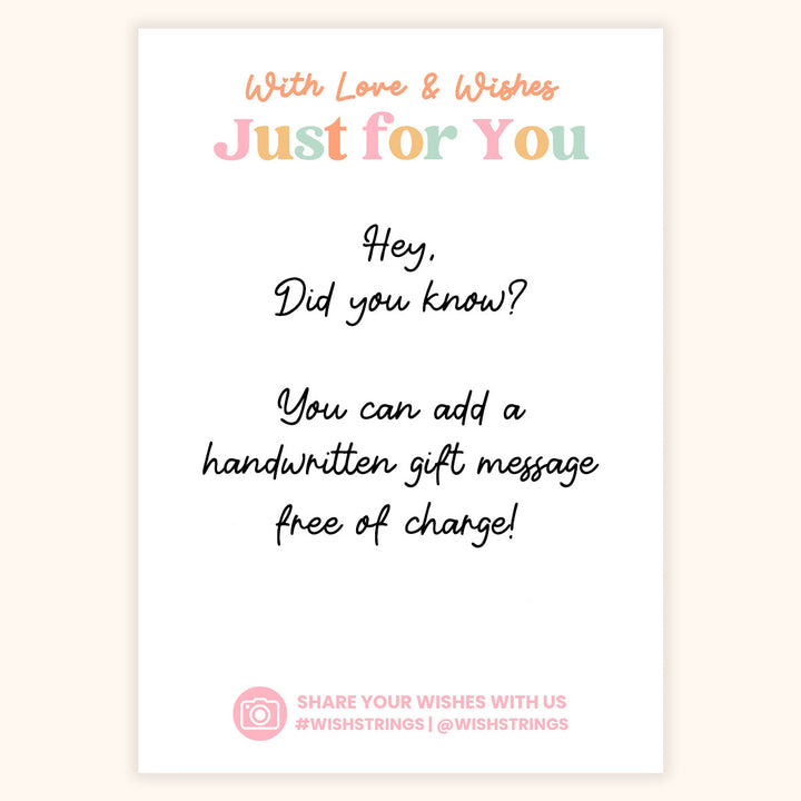 Birthday Wish Bracelet - Celebration Card Included