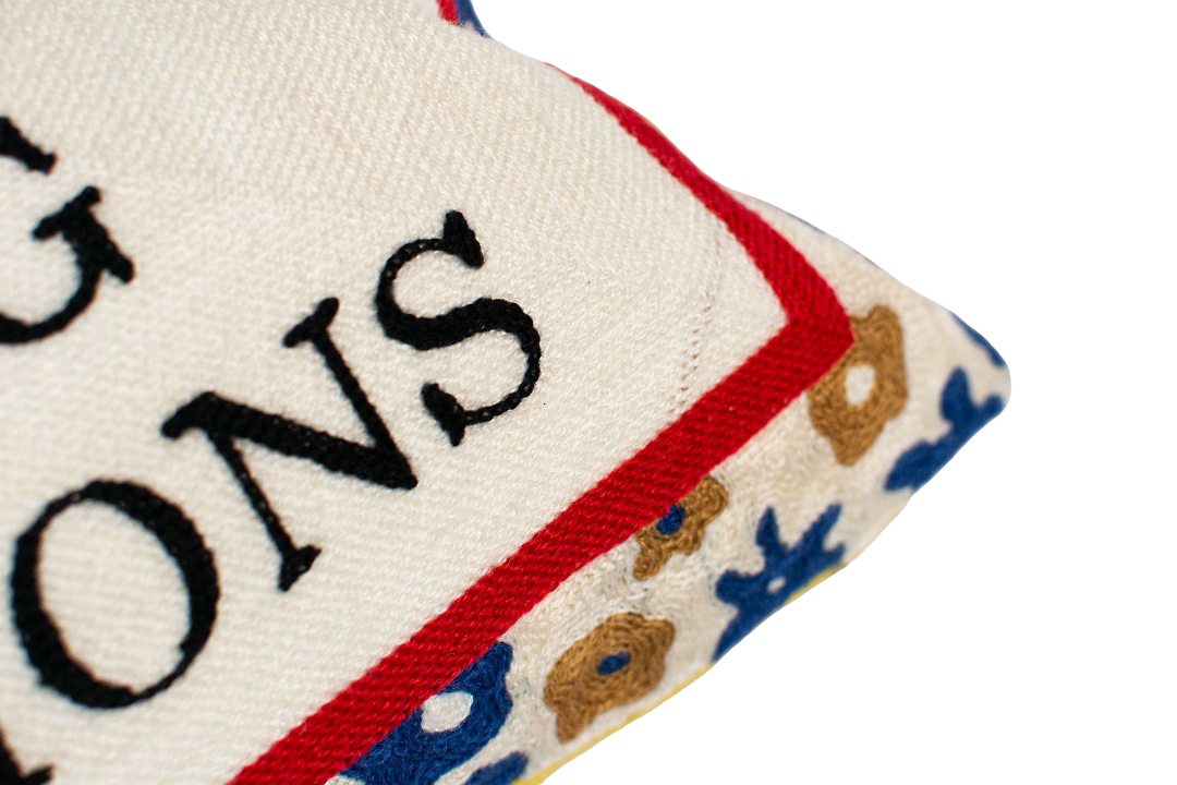 Funny Needlepoint Pillow – I Don’t Cook But I’m Great at Making Reservations