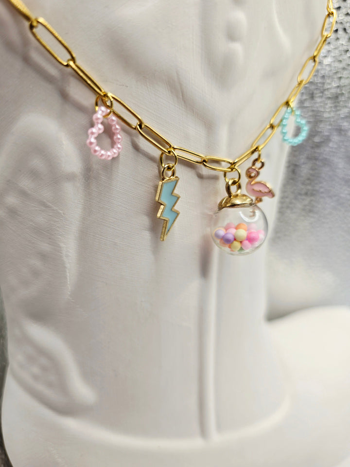 Y2K daydreams Charm Necklace ✨