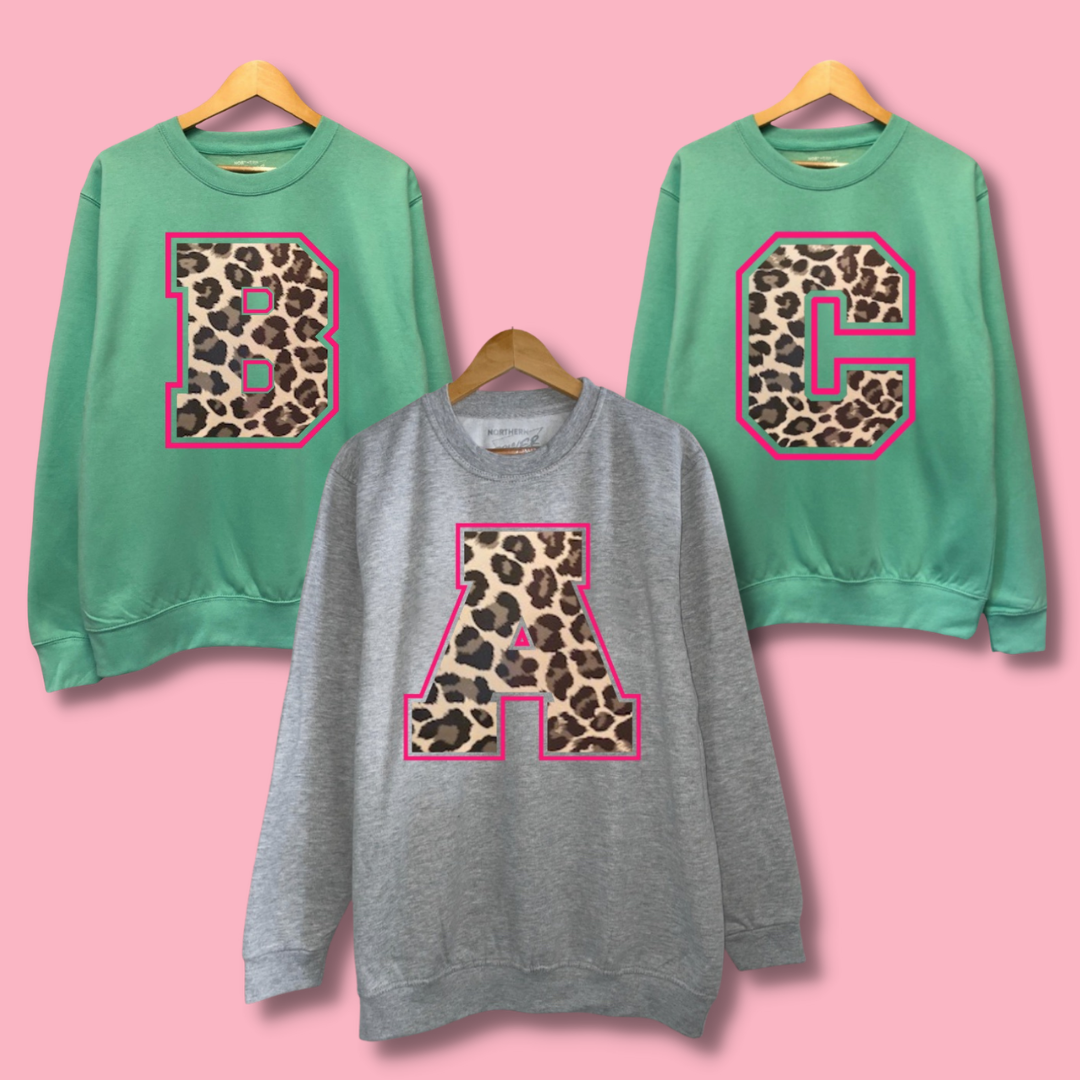 KIDS - Leopard Letters - Sweater