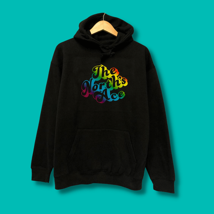 KIDS - The North's Ace Hoodie - Metallic Rainbow