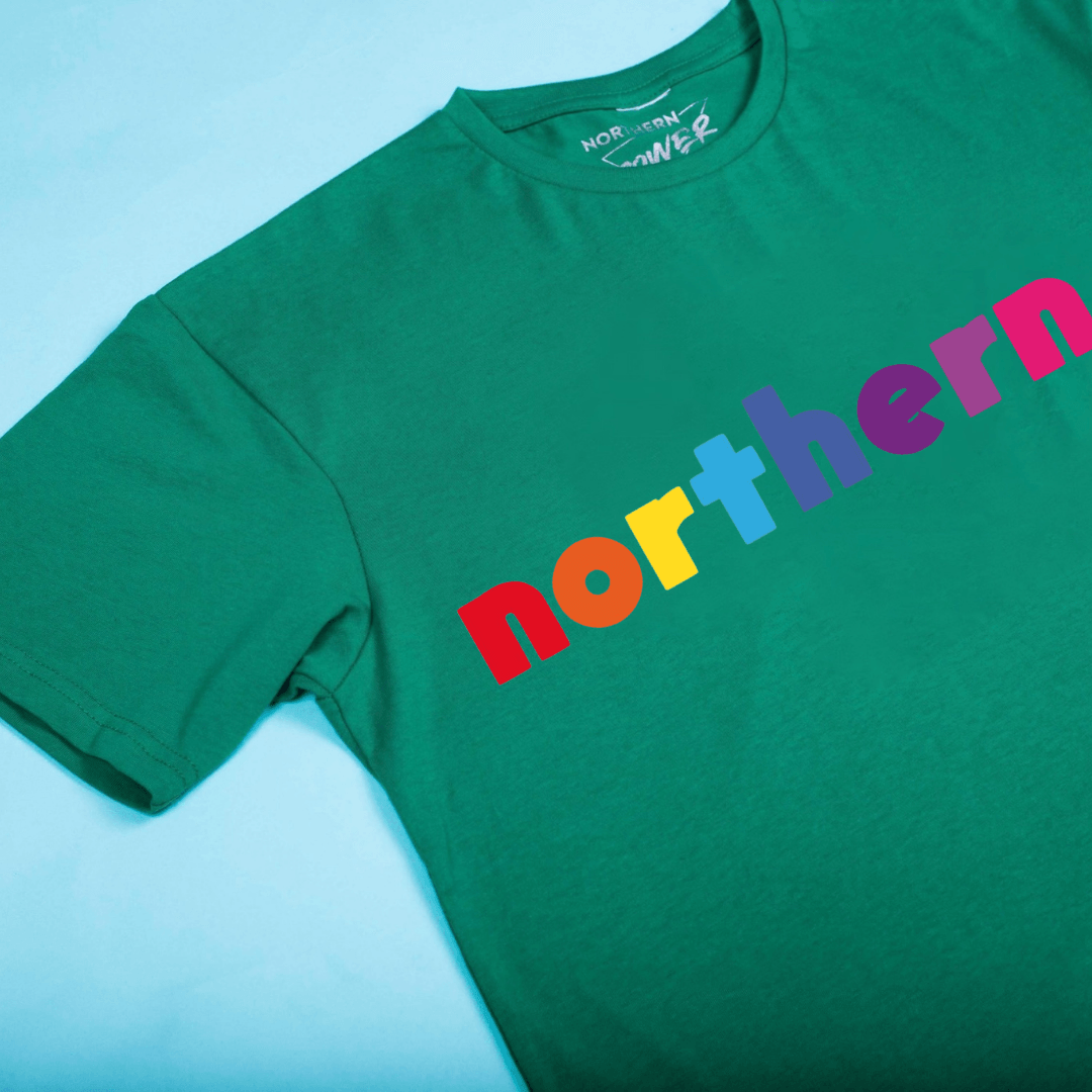 North face 2025 rainbow shirt
