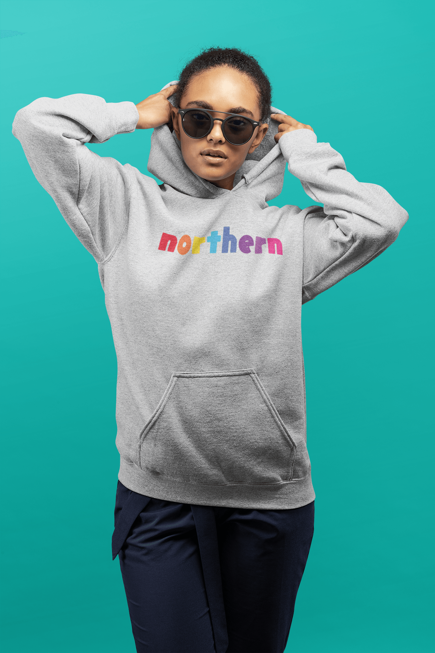 Rainbow Northern (Hoodie or Sweater) - Various Colours – Northern Power  Garms