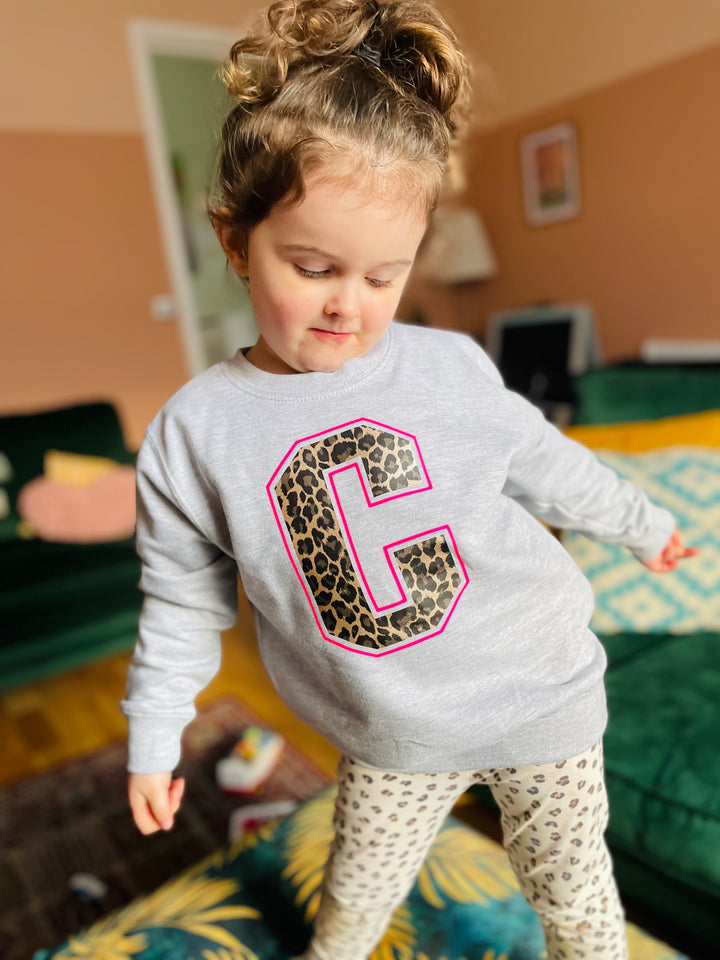 KIDS - Leopard Letters - Sweater